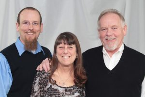 Owners Ken Roberts Sr., wife Kathy, and son Ken Roberts Jr. – the family behind Kiss Carpet